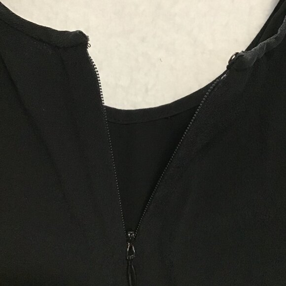 Aritzia Wilfred Black Romper with Tie Belt Size L - Picture 6 of 8